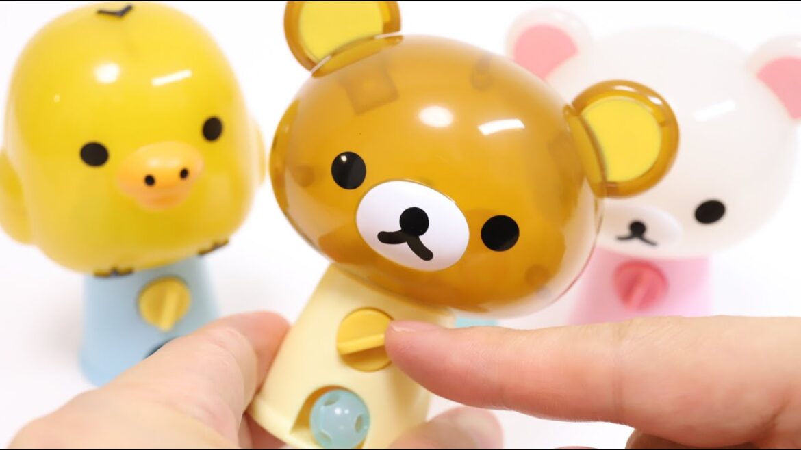 Rilakkuma Mini Gacha Capsule Toy Machine Home Gashapon