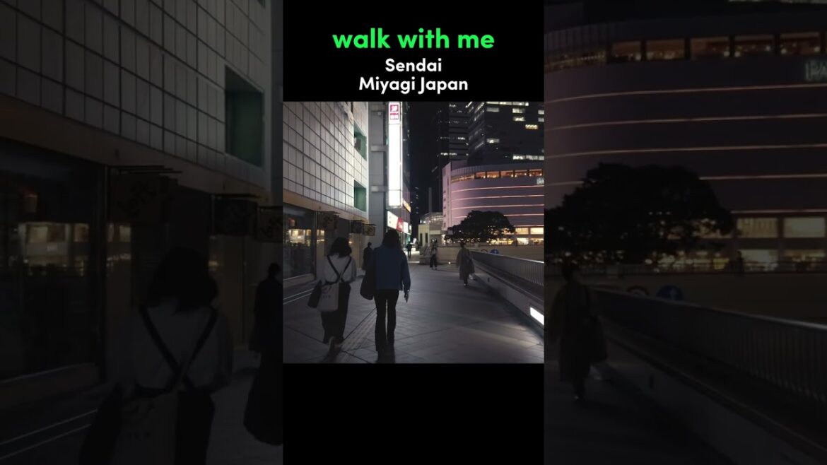 Walk With Me in Sendai | Miyagi Japan Walking Tour
