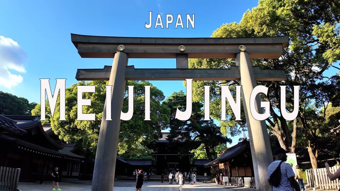 Meiji Jingu 4K Walking Tour (Tokyo Japan) - Tour with Captions & Immersive Sound.明治神宮