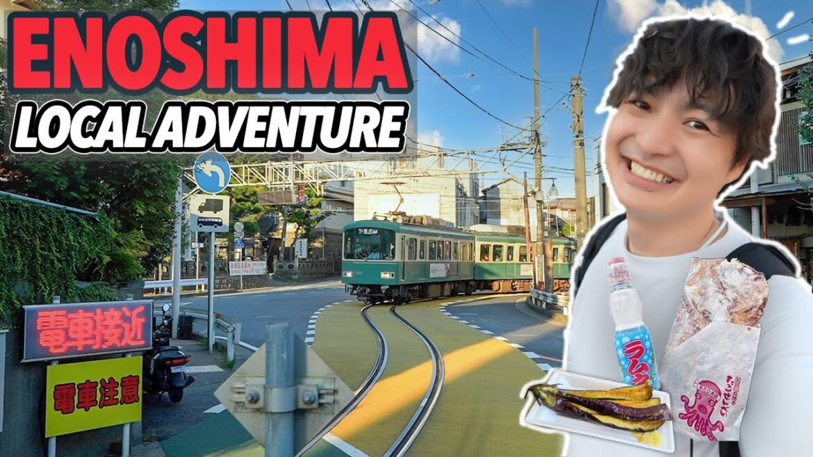 Enoshima Island Street Foods, Enoden Train Local Adventure, Hidden Ocean Spot Ep.519