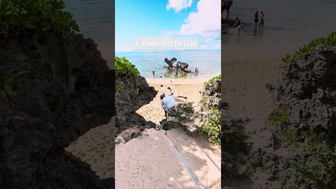 Heart Rock---Power Spot in Okinawa, Japan #japan  #shortsfeed #shortsvideo #shorts #shortsviral