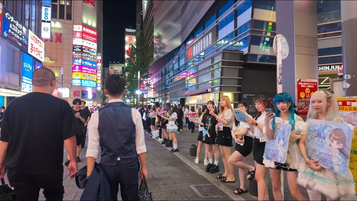 TOKYO Kabukicho Shinjuku Night Walk - Japan Tour 4K HDR ASRM | Adult Alley - Red Light District