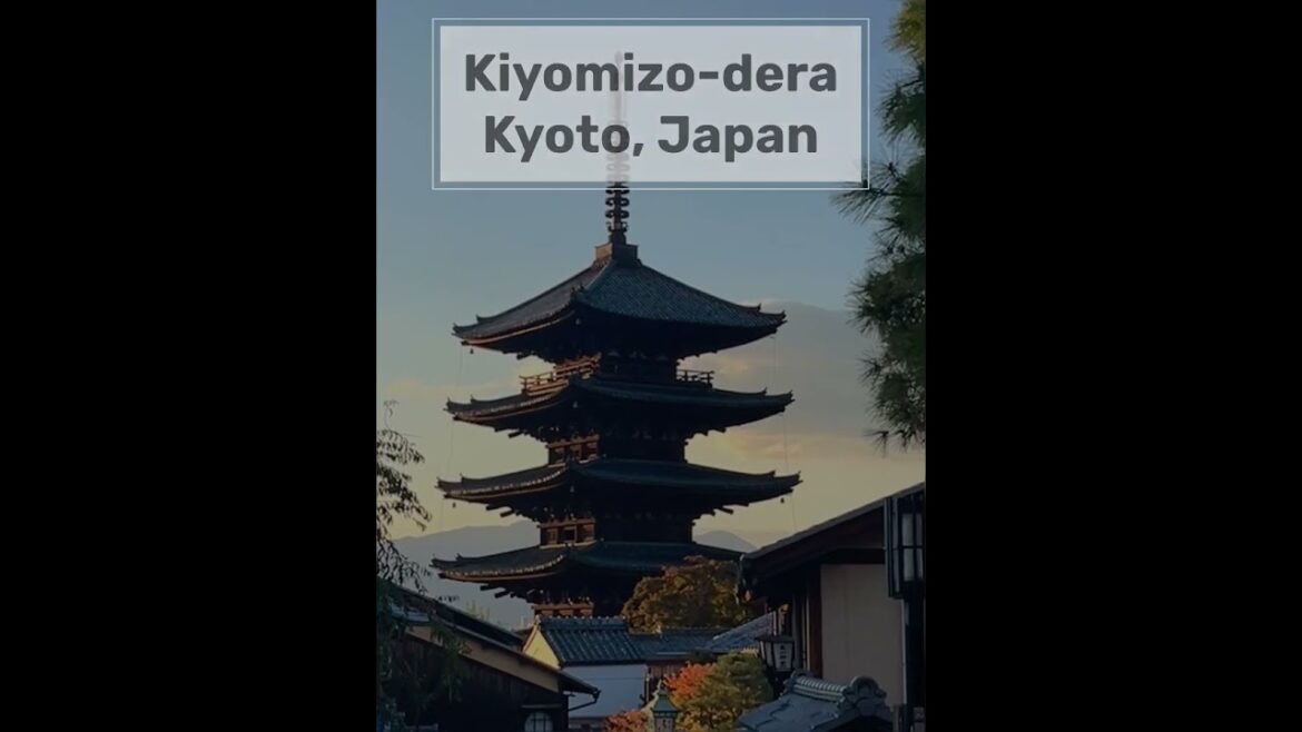 KIYOMIZUDERA WALKING TOUR - Temple Famous For Large Wooden Terrace | KYOTO