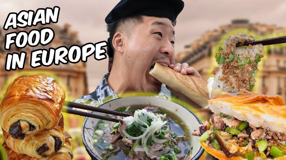 EPIC Asian FOOD TOUR In Europe! (1 HOUR)