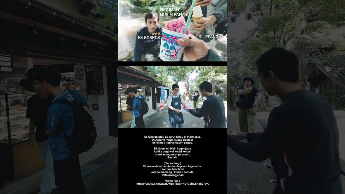 Es Gosrok | Es Serut ketika musim panas di jepang 🇯🇵#japan #indonesia  #jepang