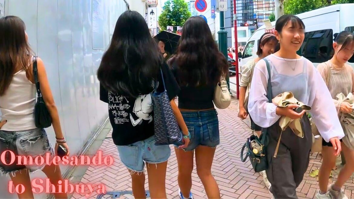 Omotesando to Shibuya Tokyo, in Japan walking tour. 【4K】9.2024-24