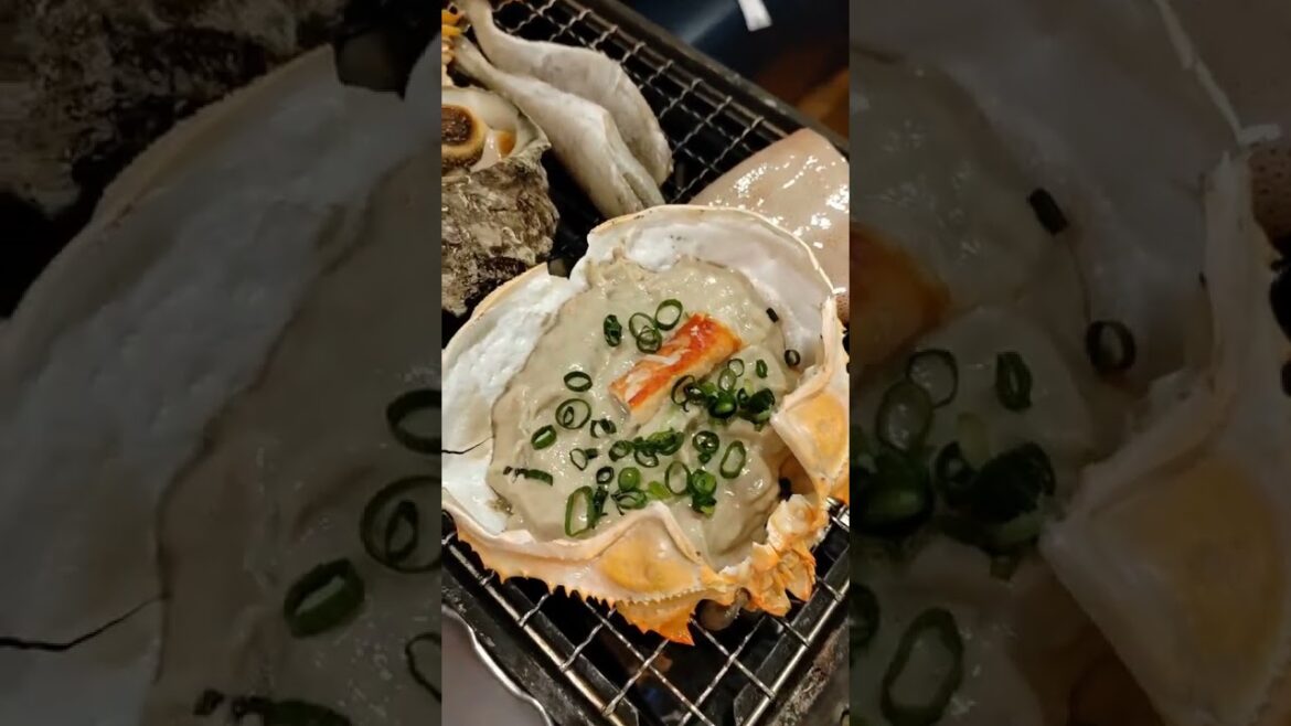 Izakaya with freshly grilled seafood #japantravel #food #nagoya #japan #izakaya