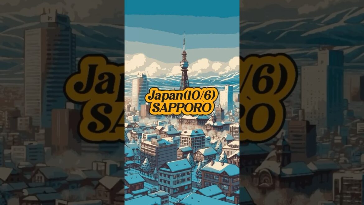 Top 10 beautiful places in Japan(6/10)Sapporo #japan#travel#shorts