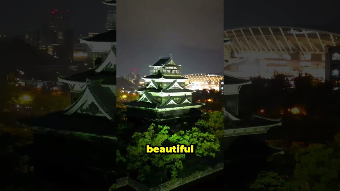 japan - hiroshima - hyroshıma castle I 4K I #shorts #travel #hiroshima #japan  #hyroshımacastle