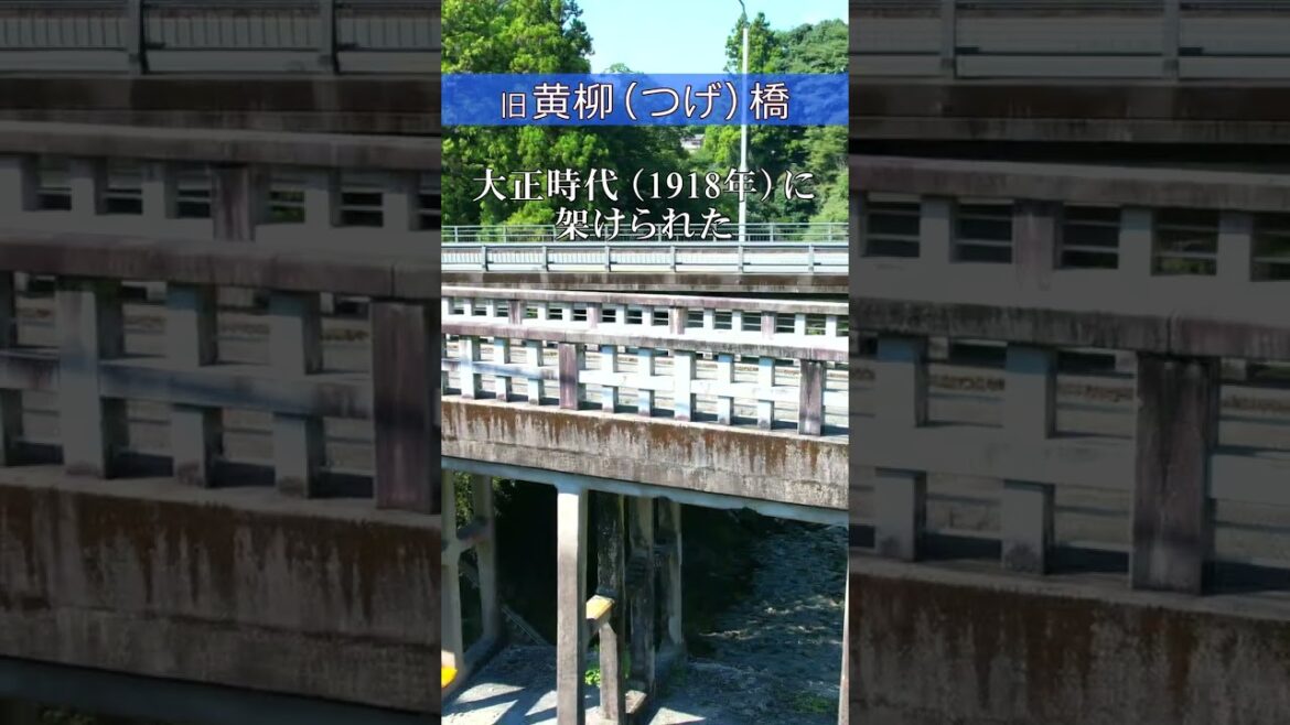 100年超える美しい橋～愛知・旧黄柳橋～
