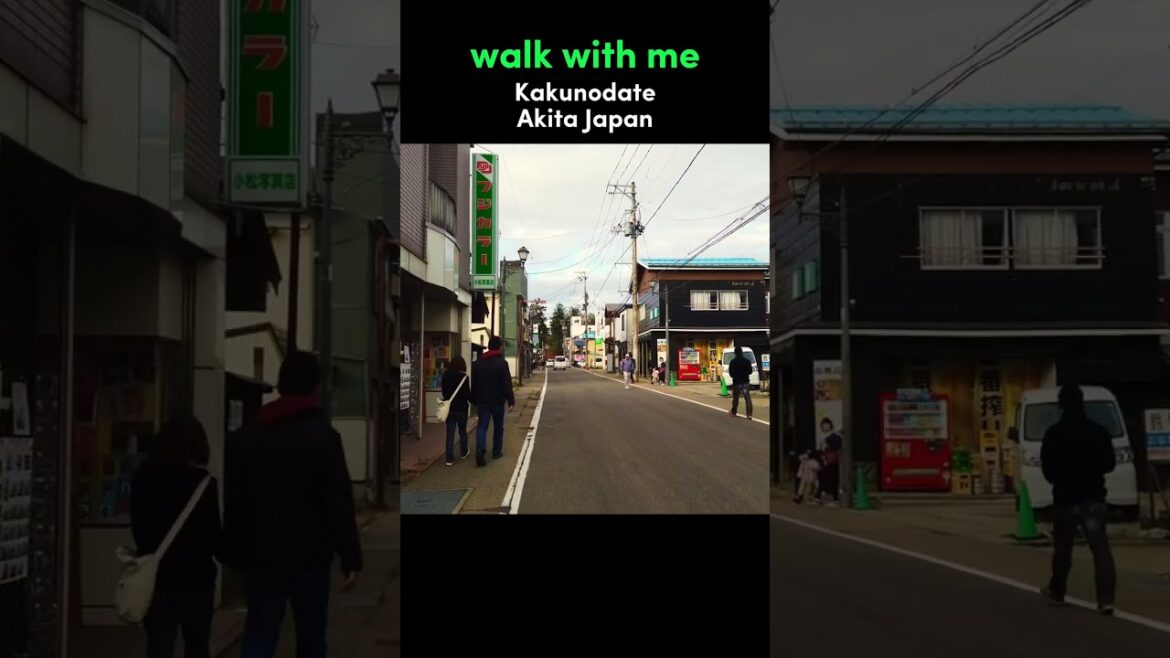 Walk With Me in Kakunodate | Akita Japan Walking Tour