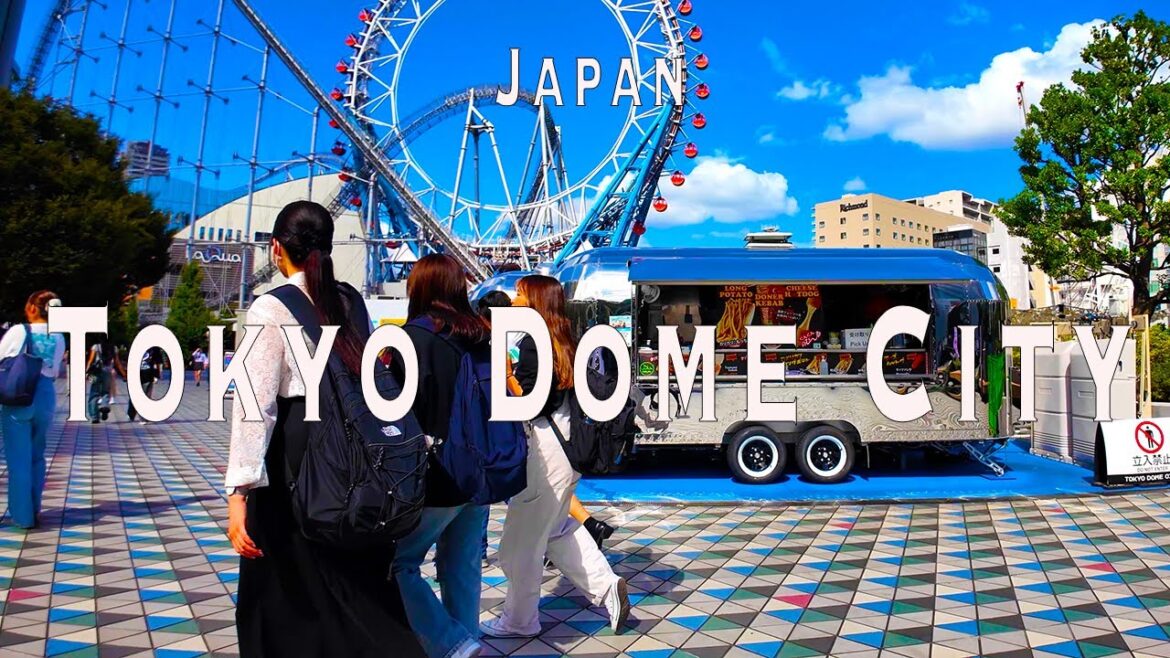 Tokyo Dome City 4K Walking Tour (Tokyo Japan)-Tour with Captions & Immersive Sound.東京ドーム Tokyo Dome City 4K Walking Tour (Tokyo Japan)-Tour with Captions & Immersive Sound.東京ドーム