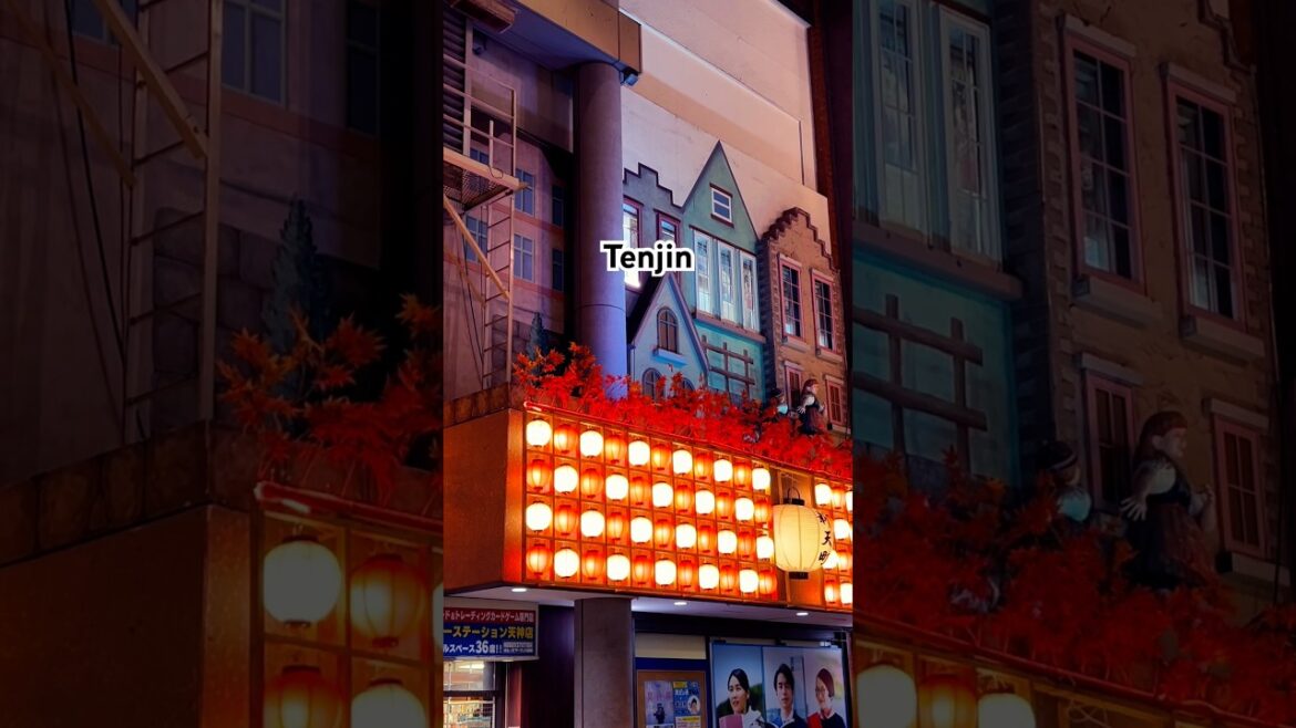 Most Beautiful Place in Japan #japan #fukuokatrip #tenjin #travel