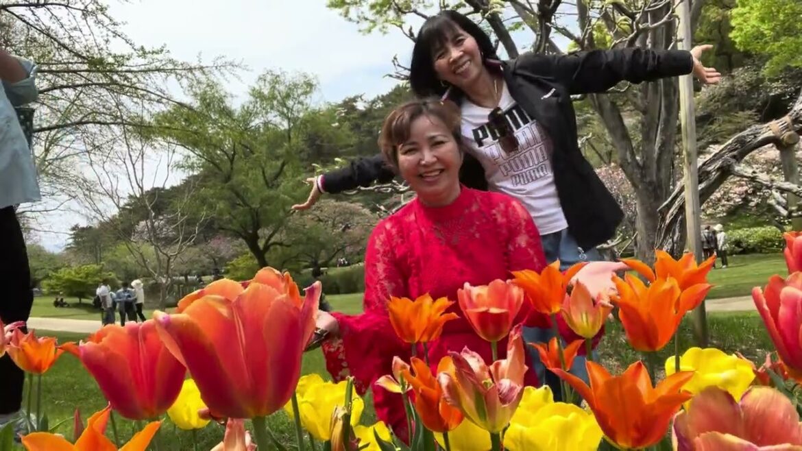 Flower viewing at Hamamatsu Flower Park