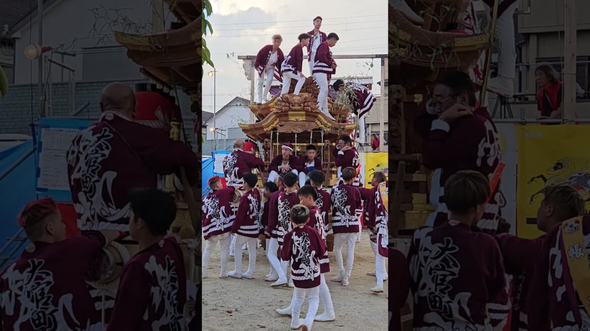山合わせ会場に乗り込むとちょっとテンション落ちた・・?! 大官町だんじり❗築地だんじりまつり2024 (初嶋大神宮/尼崎市) 山合わせ会場に乗り込むとちょっとテンション落ちた・・?! 大官町だんじり❗築地だんじりまつり2024 (初嶋大神宮/尼崎市)