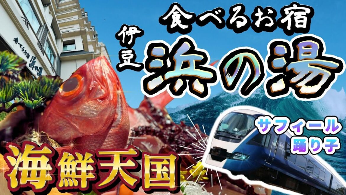 伊豆稲取【 食べるお宿 浜の湯 】リピーターが絶えない名旅館は伊豆稲取にあり‼絶品金目鯛やアワビ、伊勢海老に和牛ステーキと高級食材のオンパレード♪お腹を空かせてサフィール踊り子号で行ってみた 伊豆稲取【 食べるお宿 浜の湯 】リピーターが絶えない名旅館は伊豆稲取にあり‼絶品金目鯛やアワビ、伊勢海老に和牛ステーキと高級食材のオンパレード♪お腹を空かせてサフィール踊り子号で行ってみた