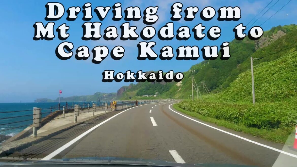 Driving from Mount Hakodate to Cape Kamui