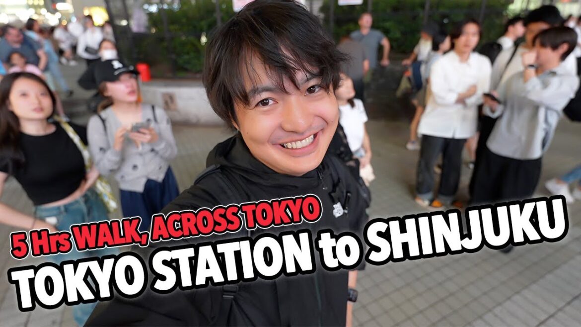 Epic Local Tokyo Adventure: 5-Hours of Walk from Tokyo Station to Shinjuku Station Ep.520 Epic Local Tokyo Adventure: 5-Hours of Walk from Tokyo Station to Shinjuku Station Ep.520
