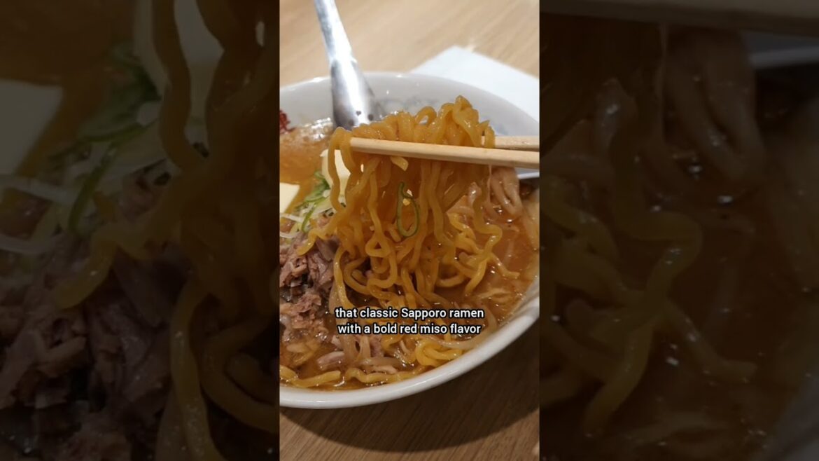 Have you heard of Sapporo miso ramen? Have you heard of Sapporo miso ramen?