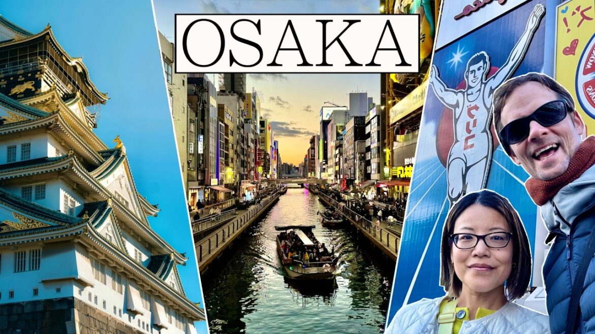 NEW! 3 Days in OSAKA, Japan Vlog | Dotonbori, Osaka Castle, Best Kobe Beef, USJ