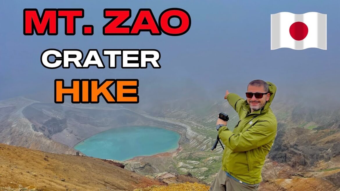 Conquering the Trails: Epic Hike to Mount Zao's Crater, Japan