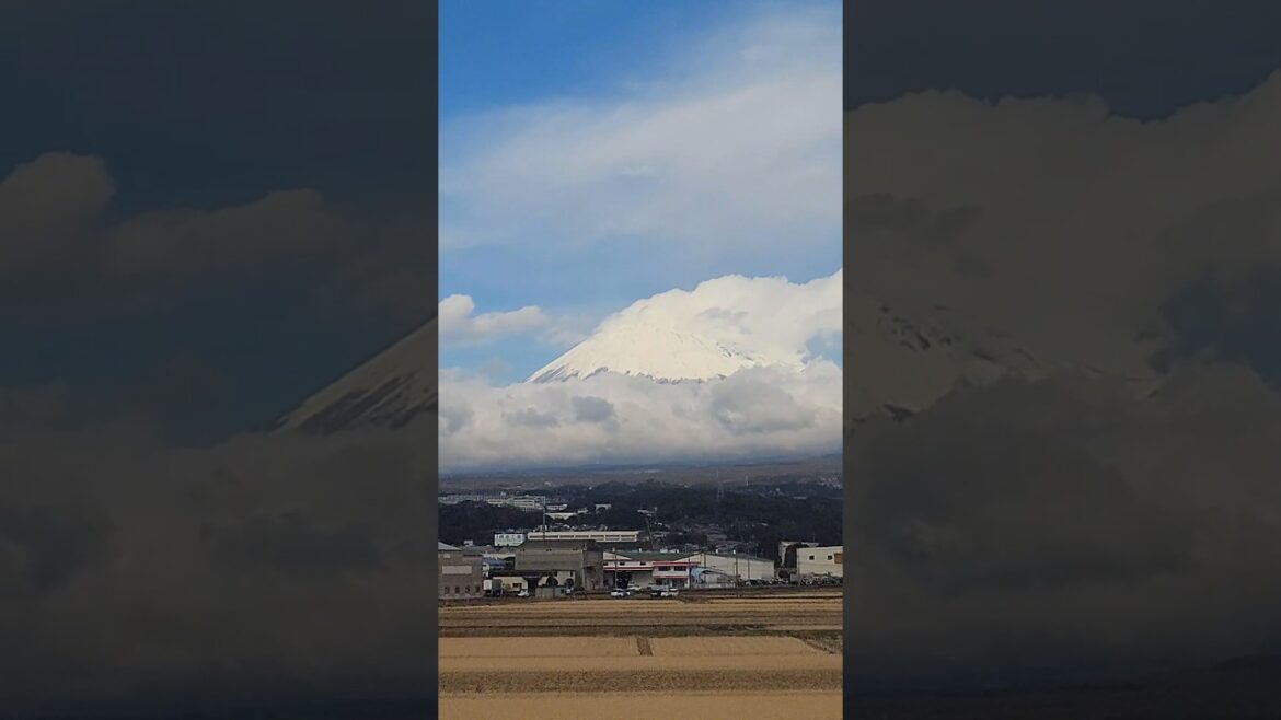 Mount Fuji 🗻 #japan #mtfuji #fuji #volcano #shinkansen #nature #travel