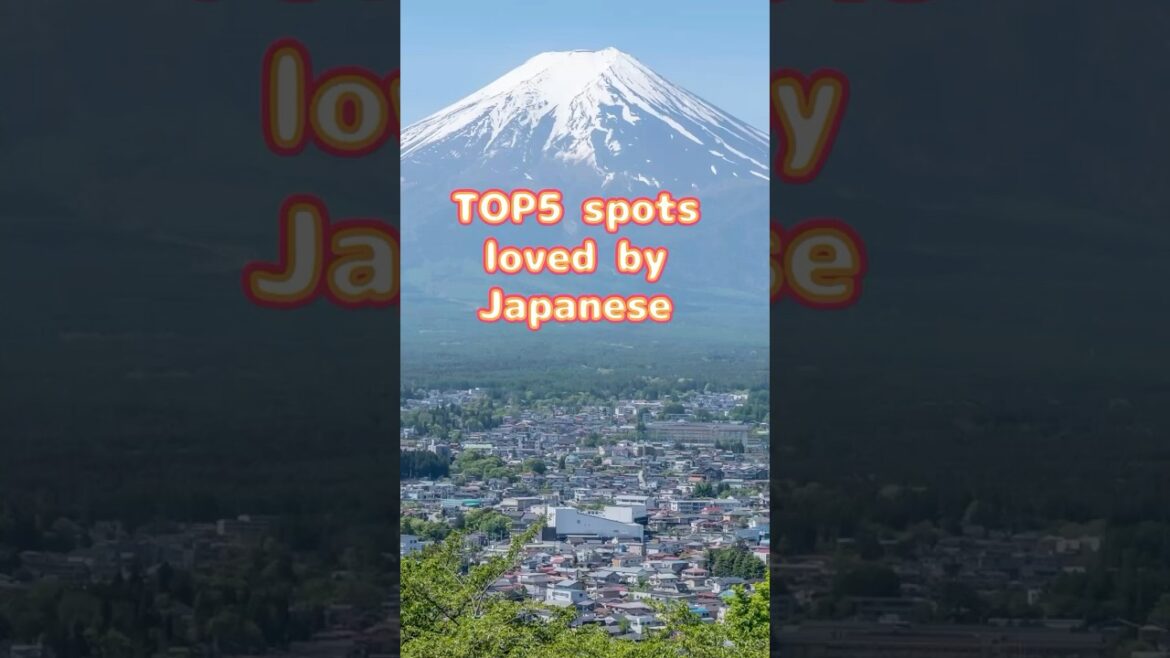 🇯🇵 Top5 spots loved by Japanese #shorts