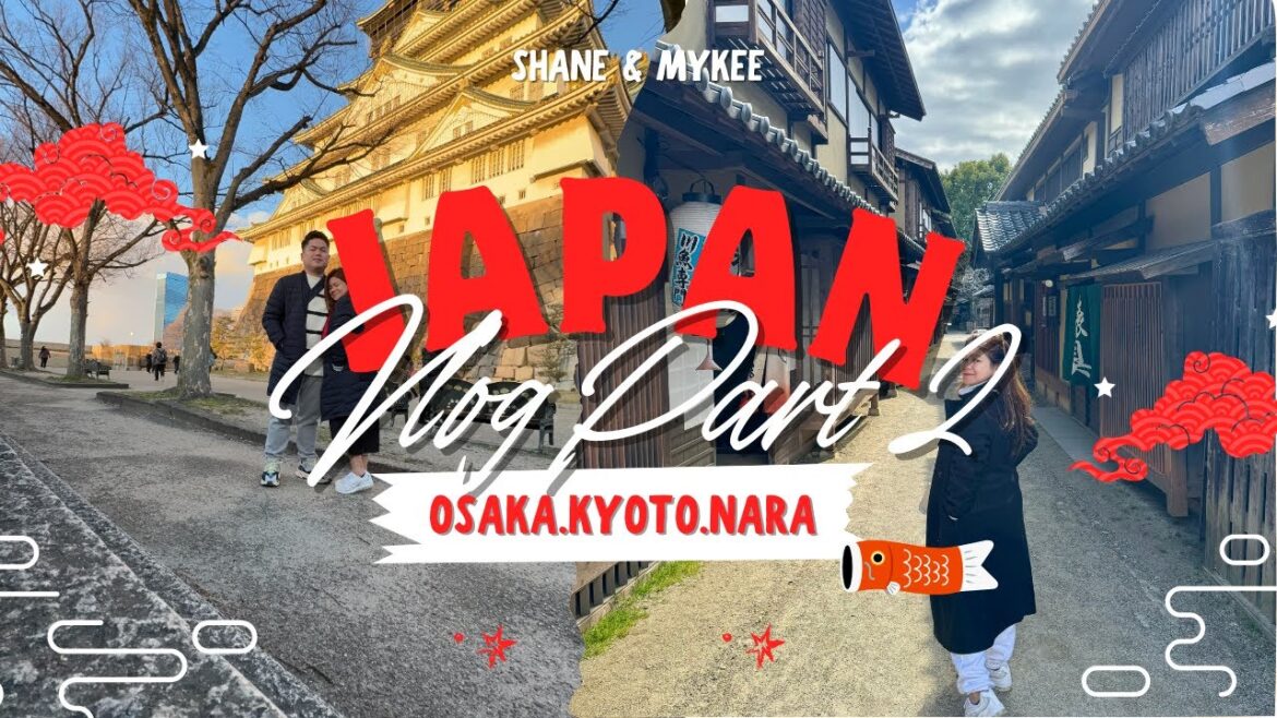 Japan Vlog 2024 Part 2 | Exploring Kyoto, Nara, Osaka, Universal Studios & many more!