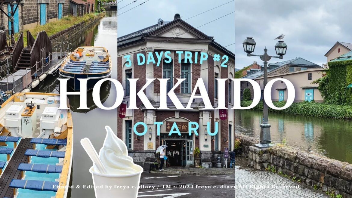 北海道3天2夜小旅行Day2🇯🇵 | 雨中浪漫小樽運河🚢玻璃工藝＆現釀小樽啤酒🍺 | 牧場直營鮮乳霜淇淋 | 三角市場 | ROYCE' | 必逛Seicomart | freya c. diary