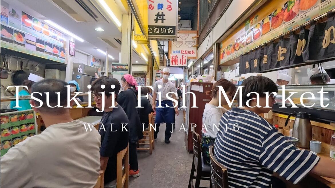 【🇯🇵4K】Tokyo Tsukiji Fish Market Walking Tour -Walk in Japan16- 【🇯🇵4K】Tokyo Tsukiji Fish Market Walking Tour -Walk in Japan16-