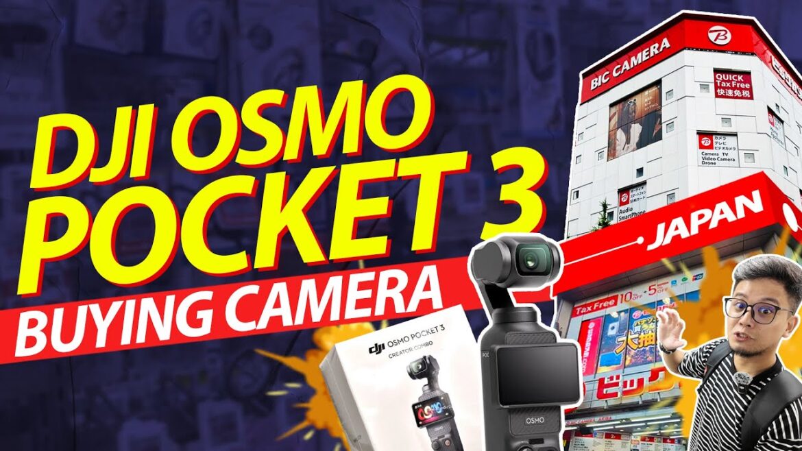 Buying DJI Osmo Pocket 3 in Japan | BIC Camera Japan Shopping #japan #dji