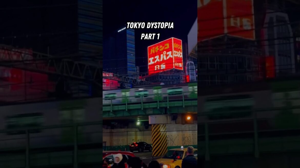 Tokyo by Night - A Dystopian Dream | Part 1 #tokyo #dystopian #neon #cyberpunk #japan #synthwave