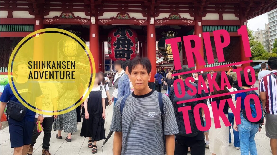 Shinkansen Adventure Trip 1 : Osaka to Tokyo ( Featuring Shibuya, Harajuku & Asakusa)