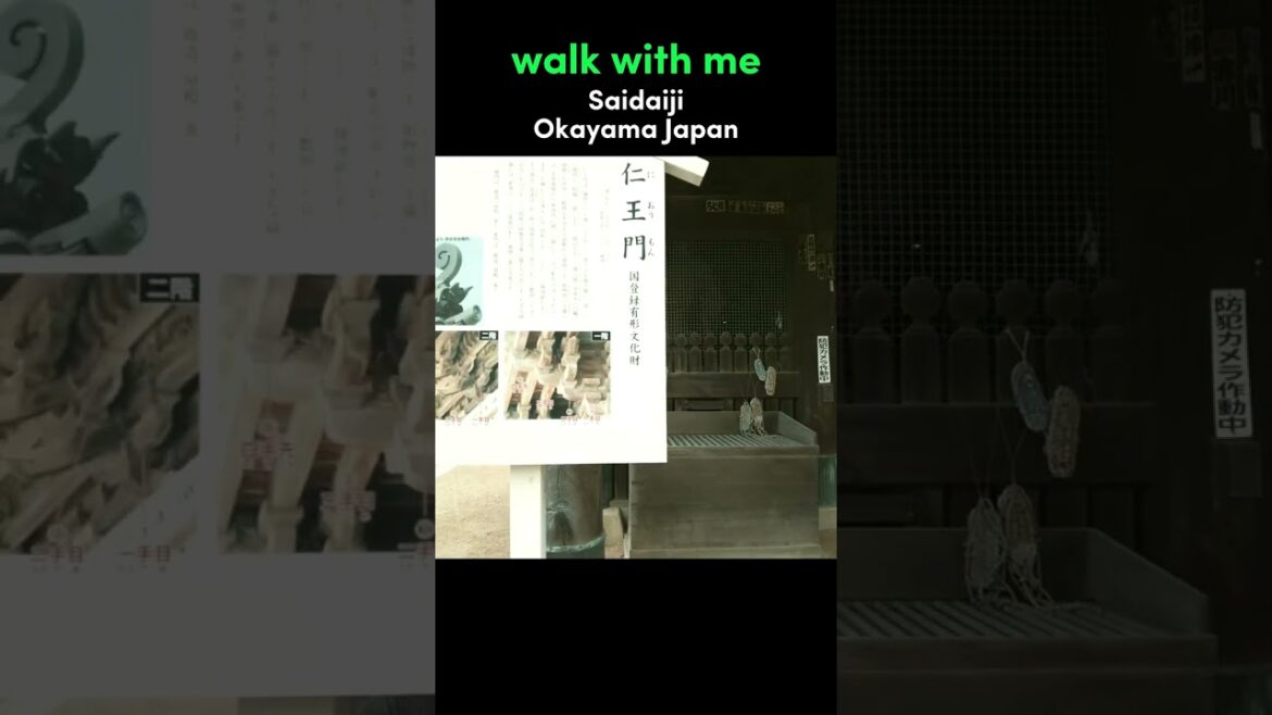 Walk With Me in Saidaiji | Okayama Japan Walking Tour