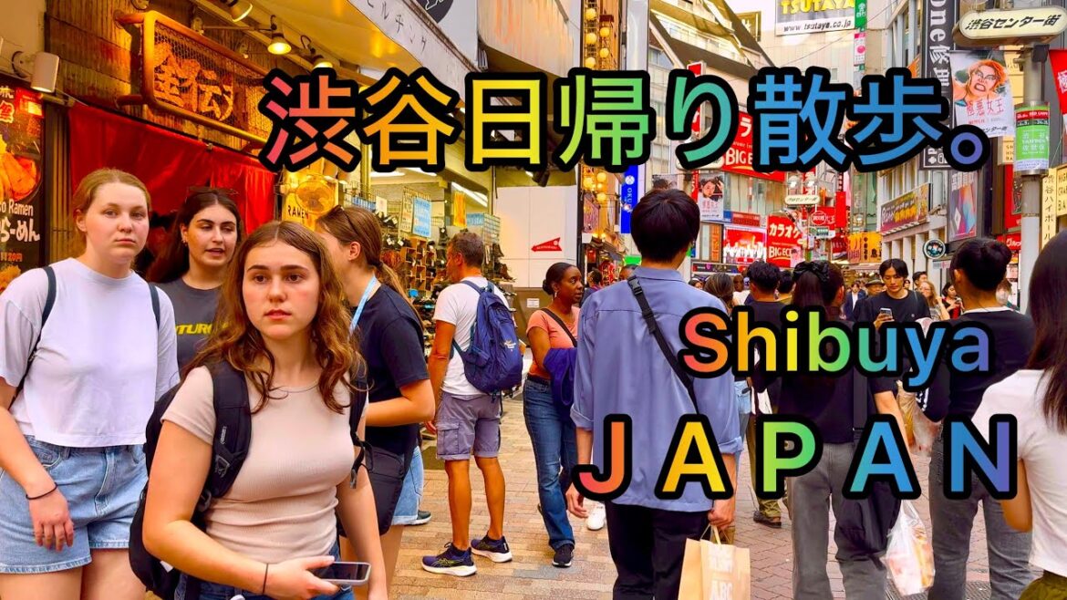 [4K] Shibuya walking Tour. # An amazing experience. Tokyo, Japan. September , 2024