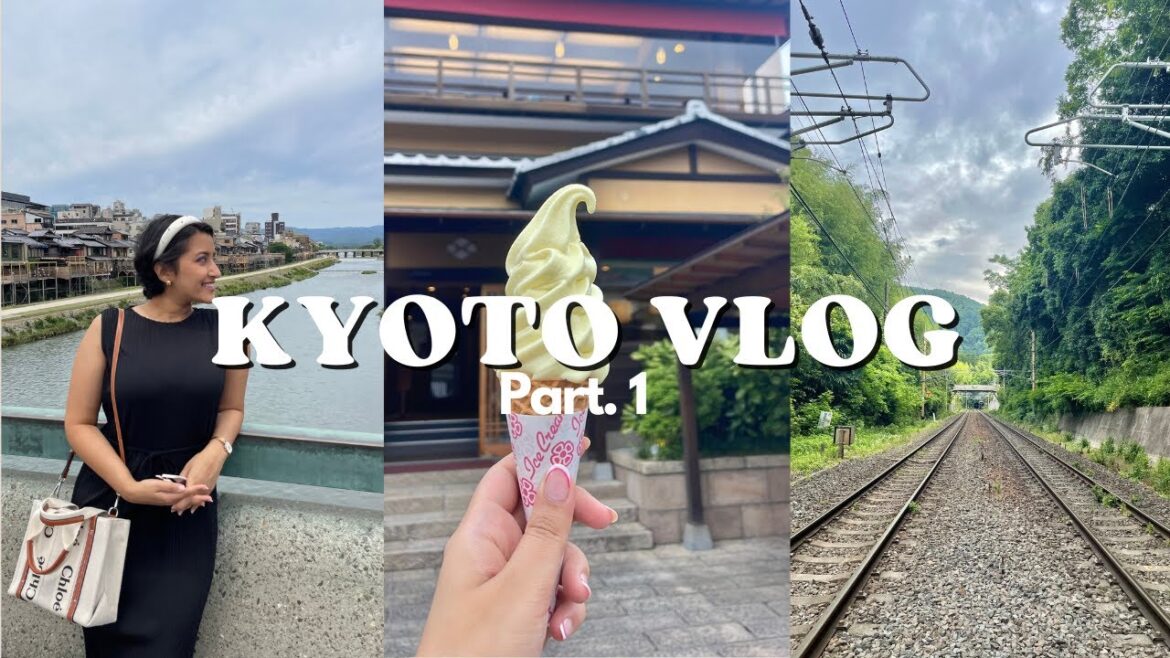 KYOTO TRAVEL VLOG Pt.1 | Arashiyama Bamboo Forest, Soy Ice Cream, Traditional Japanese Starbucks