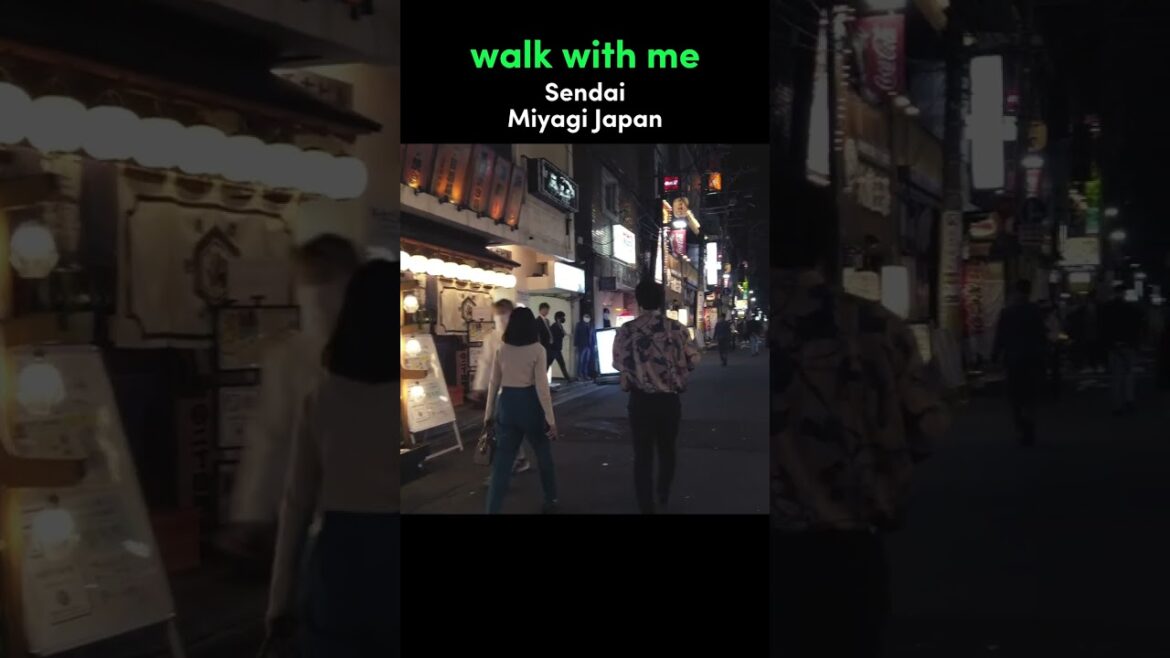 Walk With Me in Sendai | Miyagi Japan Walking Tour