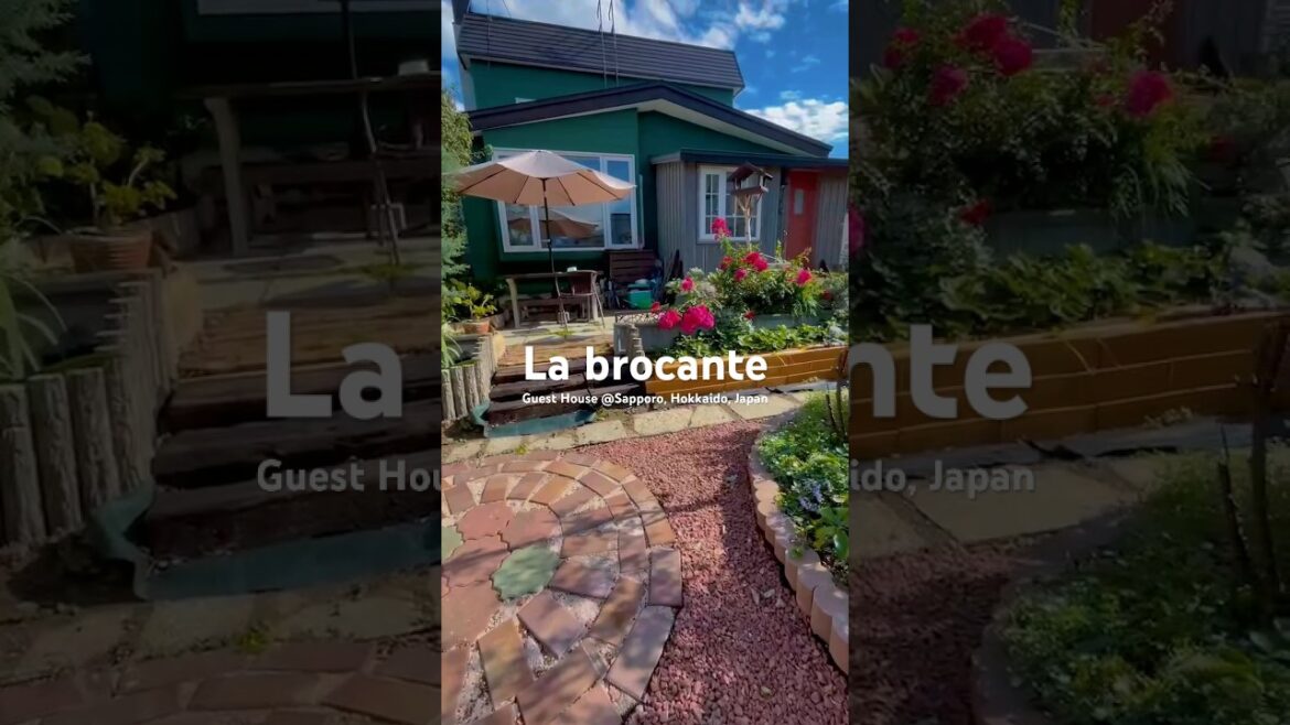 La brocante // Guest House in Sapporo, Hokkaido, Japan #shorts #guesthouse #japan #sapporo