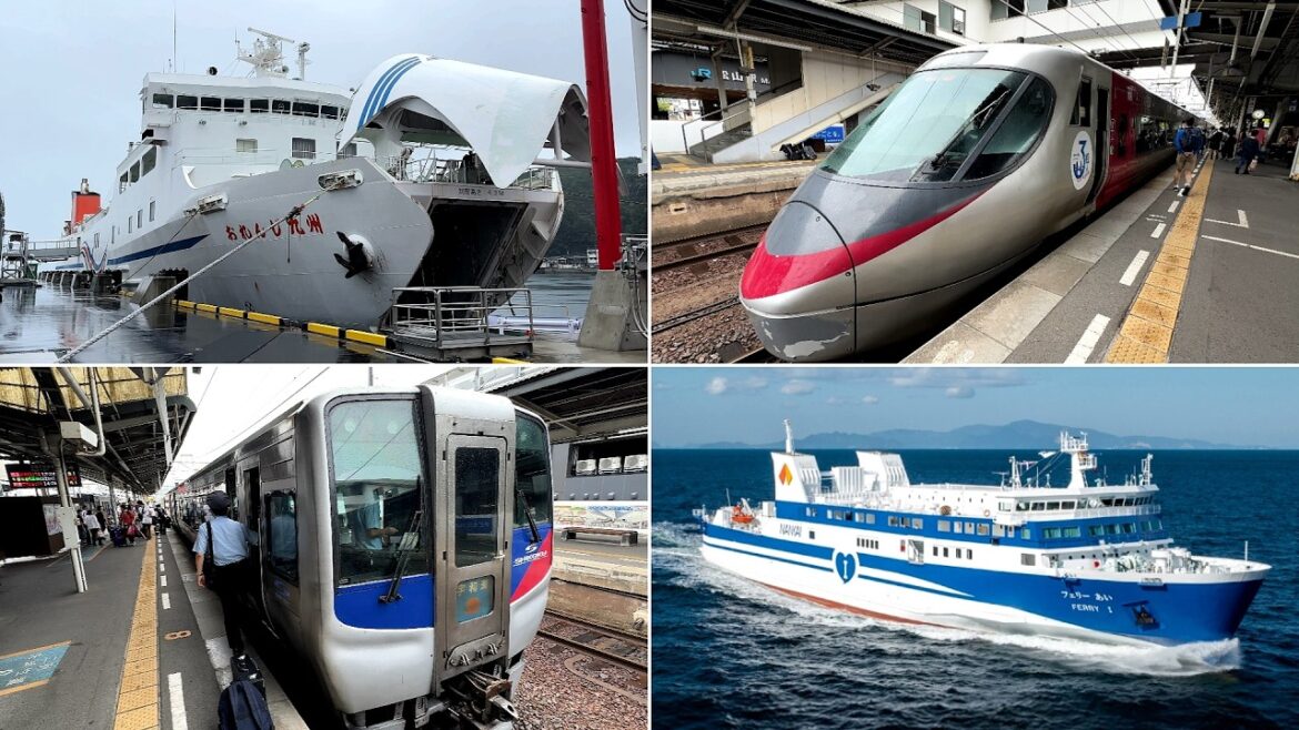 本州→四国→九州 フェリー2本と特急3本を乗り継いでみた