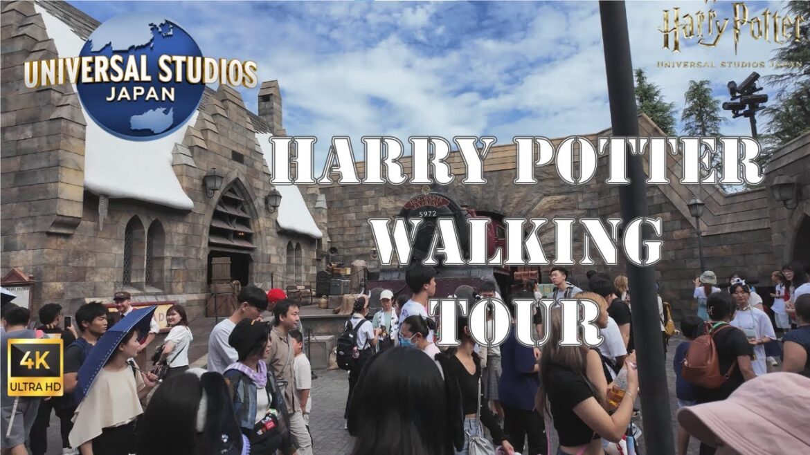 [4K] Universal Studios Japan Osaka Harry Potter Walking Tour