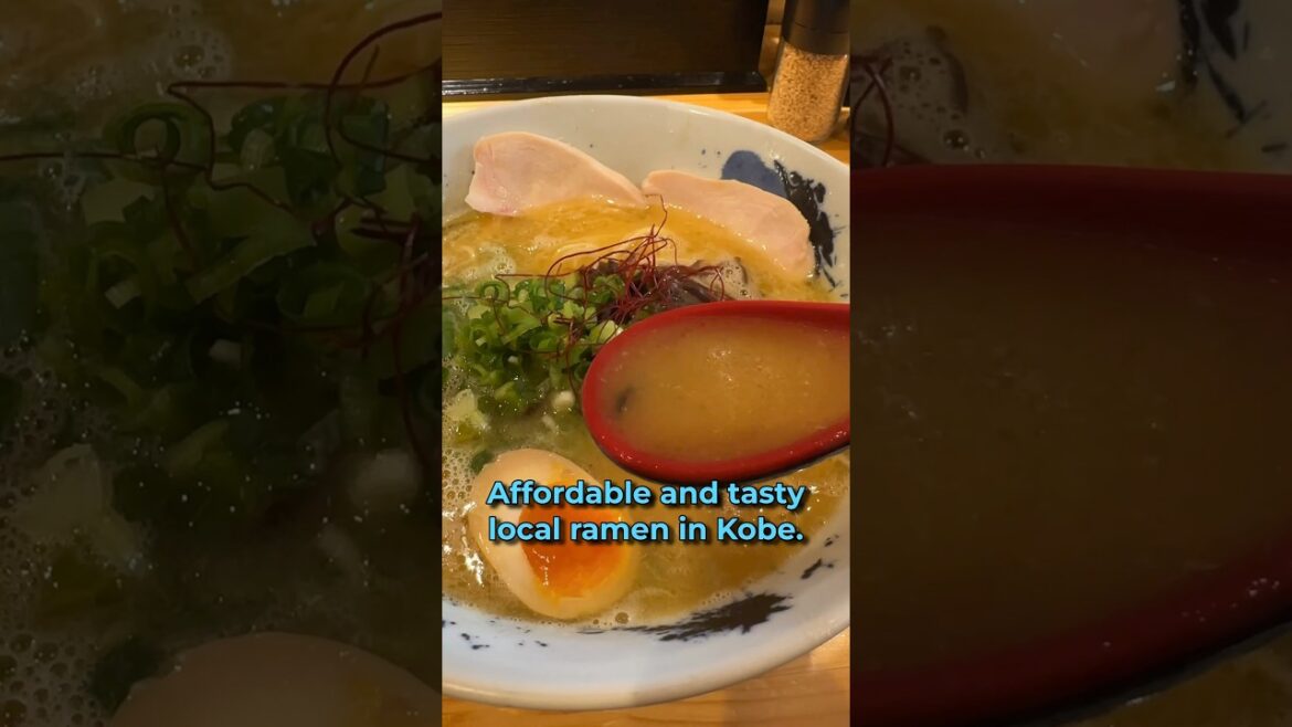 One of the best ramen in Kobe #japanfood #japaneats #japanesefood #ramenrestaurant #ramensoup