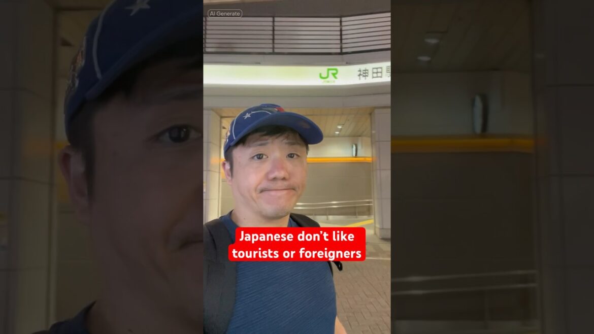 Japanese don't like to communicate with the foreigners 🙊 #Shorts