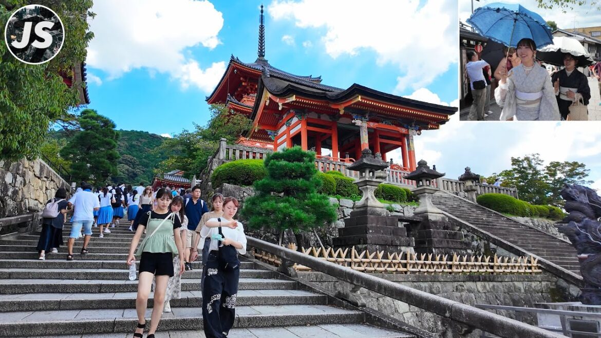 Stunning Kiyomizu-dera Temple in Kyoto Japan (& Walk to Kyoto Station) Stunning Kiyomizu-dera Temple in Kyoto Japan (& Walk to Kyoto Station)