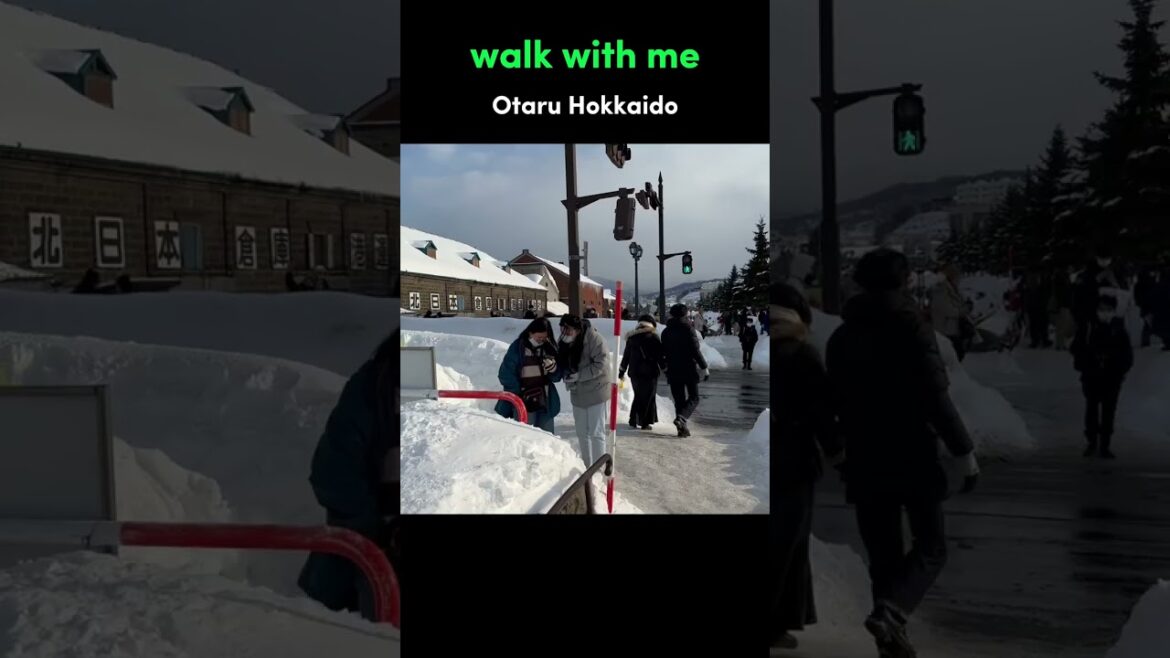 Walk With Me in Otaru Hokkaido | Japan Walking Tour