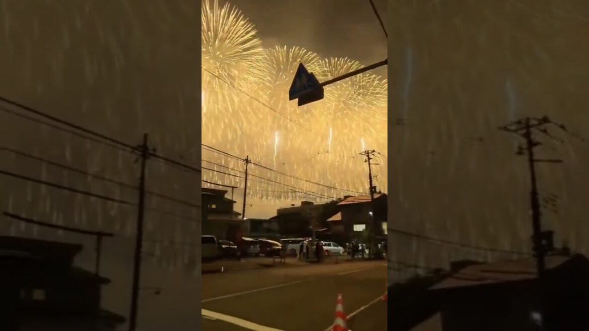 Festival Kembang Api Nagaoka Jepang di tepi Sungai Shinano!