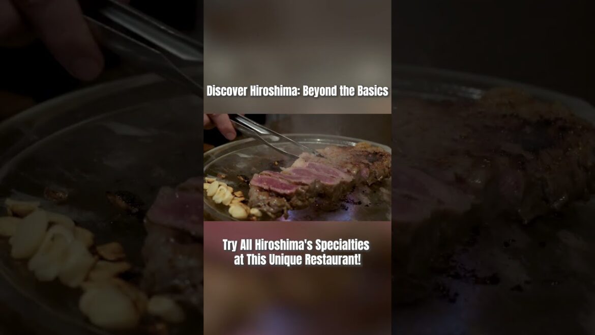 Try All Hiroshima's Specialities at This Unique Restaurant!