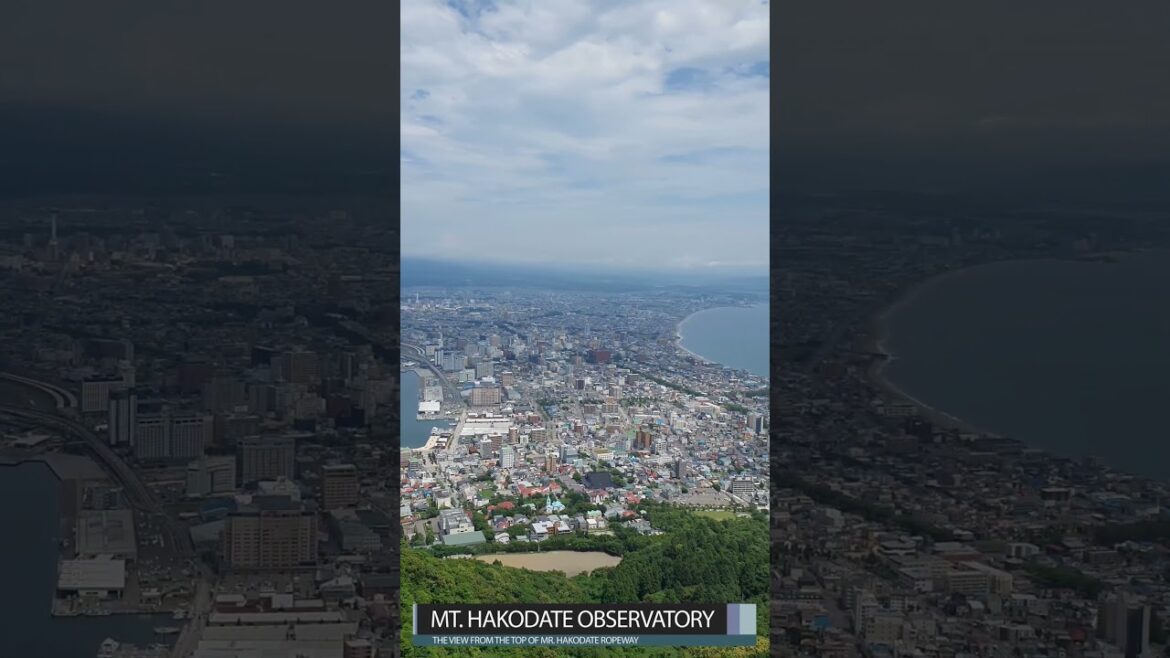 🇯🇵 [Hakodate Observatory view/하코다테 전망대뷰/函館山展望台]  My Trip to Hakodate #hakodate, #nightview, #ropeway