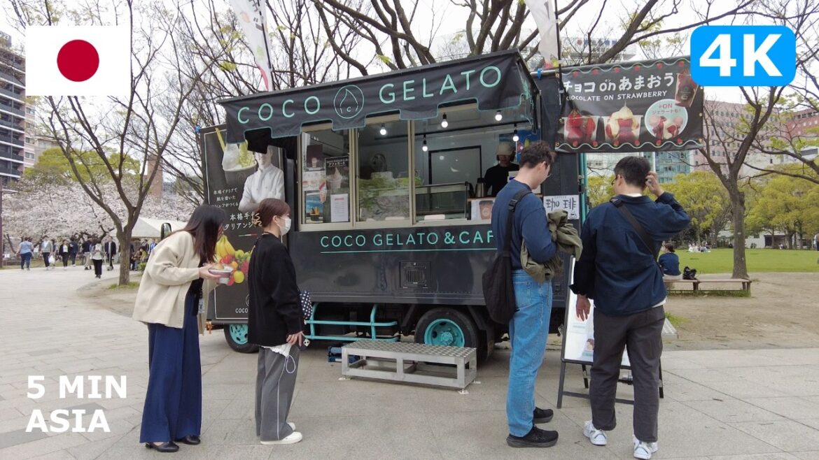 π―π΅ Japan – Fukuoka: 5 Minutes Walking Tour – 4K π―π΅ Japan - Fukuoka: 5 Minutes Walking Tour - 4K