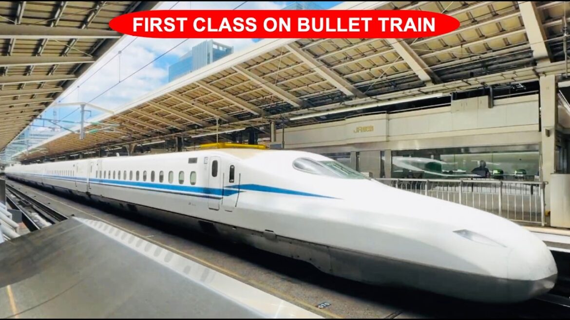 First Class on The Bullet Train: Tokyo to Osaka in Just 3 Hours! 🚅