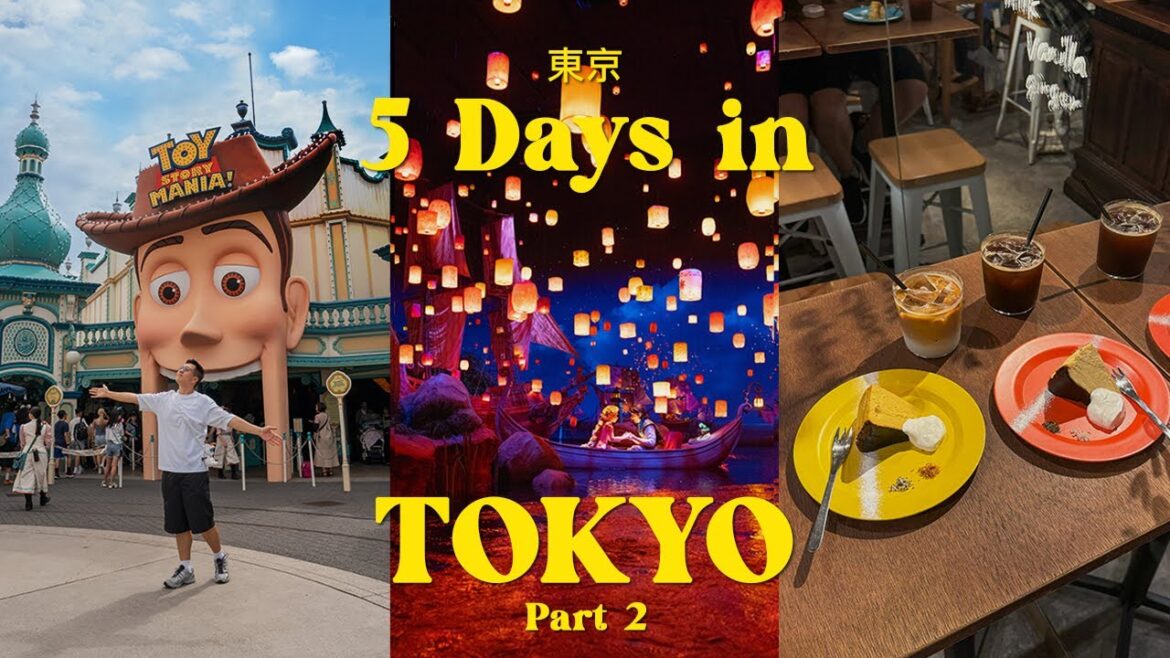 5 days in Tokyo 🇯🇵 日本東京 (disneysea, fantasy springs, cute cafe, shopping haul) | part 2 | japan trip